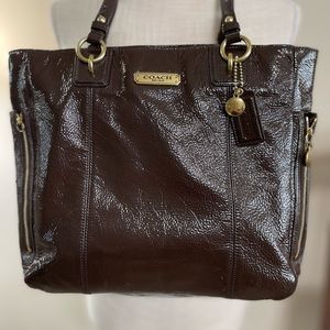 Coach gallery patent tote